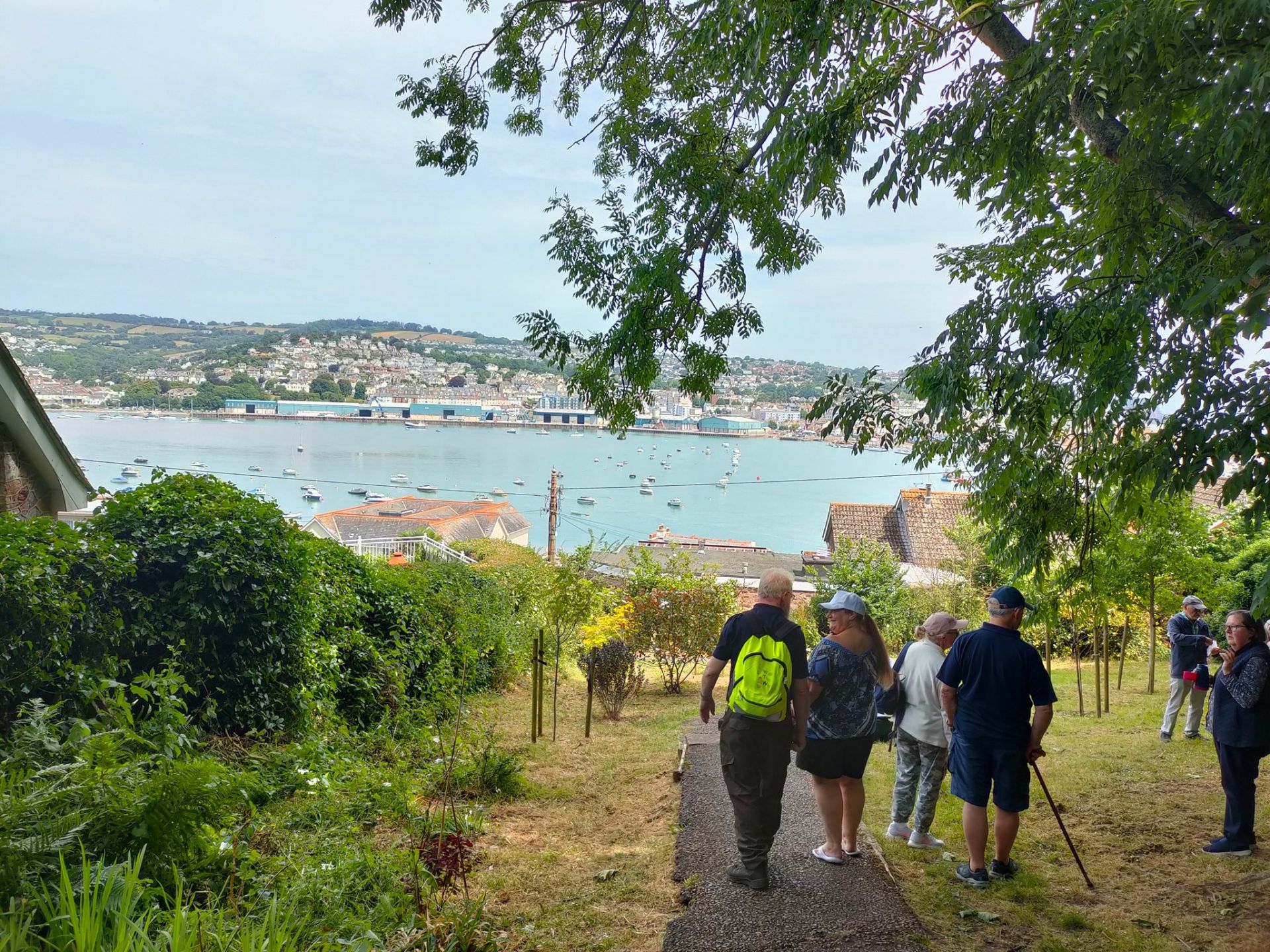 Teignmouth walkers G1 visit Homeyards